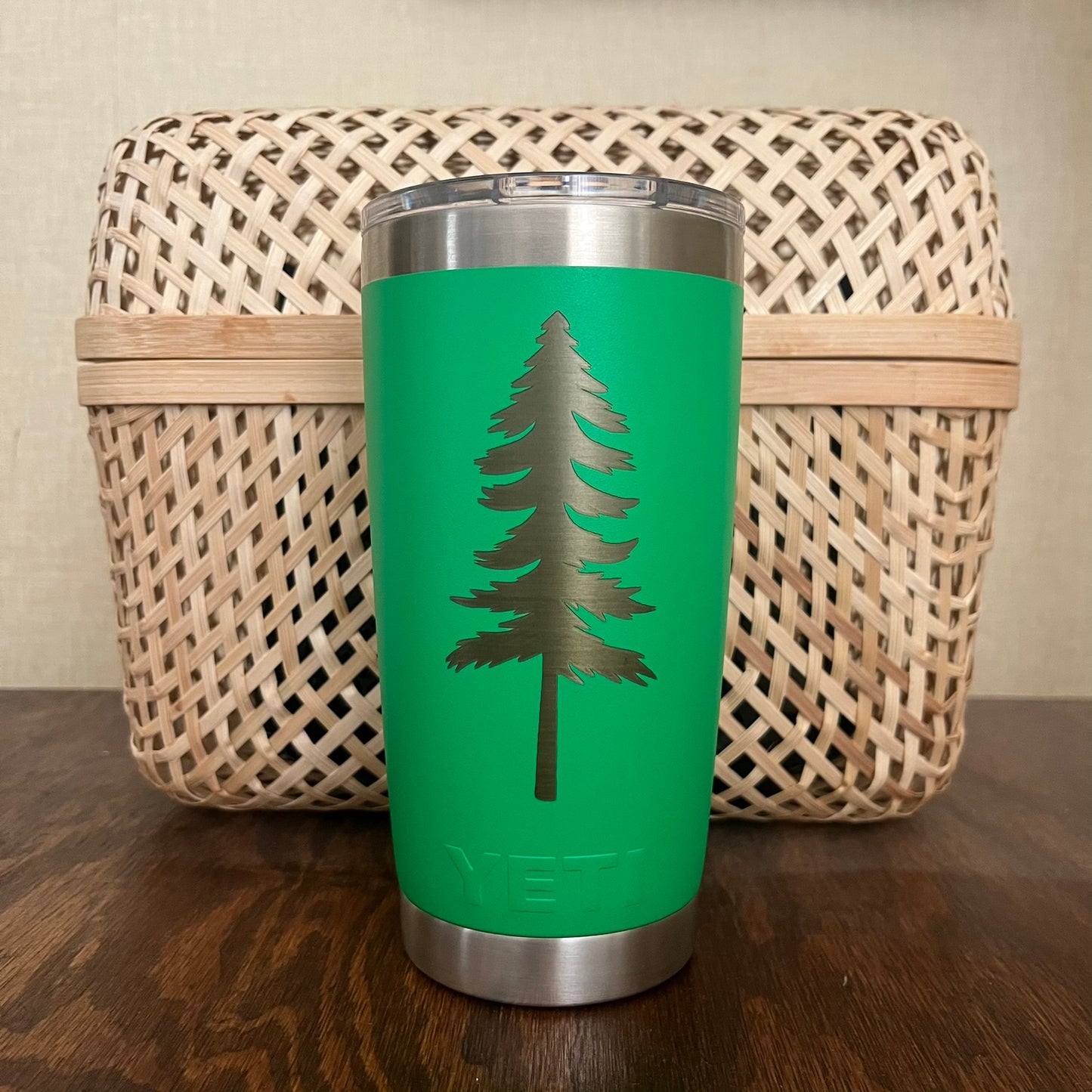 Canopy Green 20oz. Yeti Rambler Pine Tree Tumbler