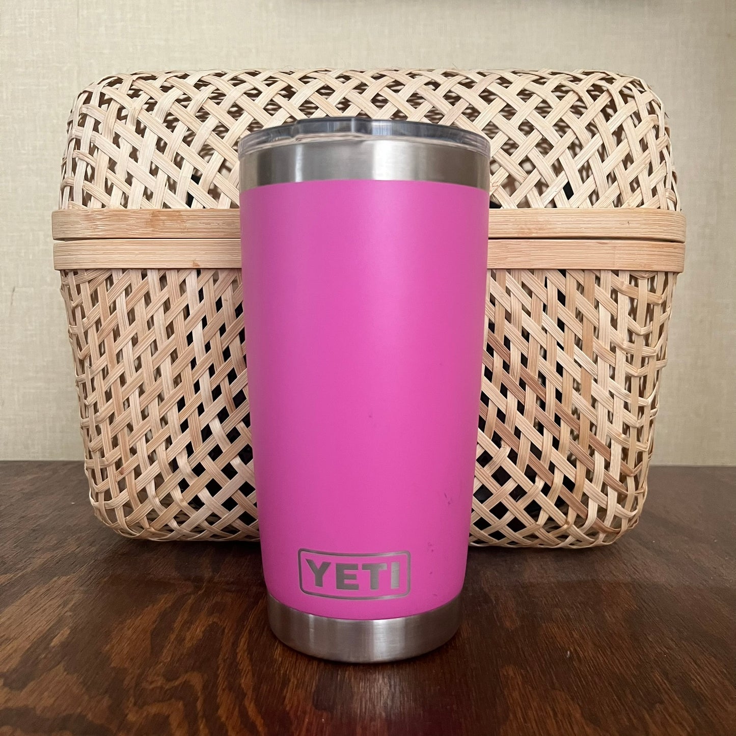 Wildflower Fuschia 20oz. Yeti Rambler Flower Tumbler