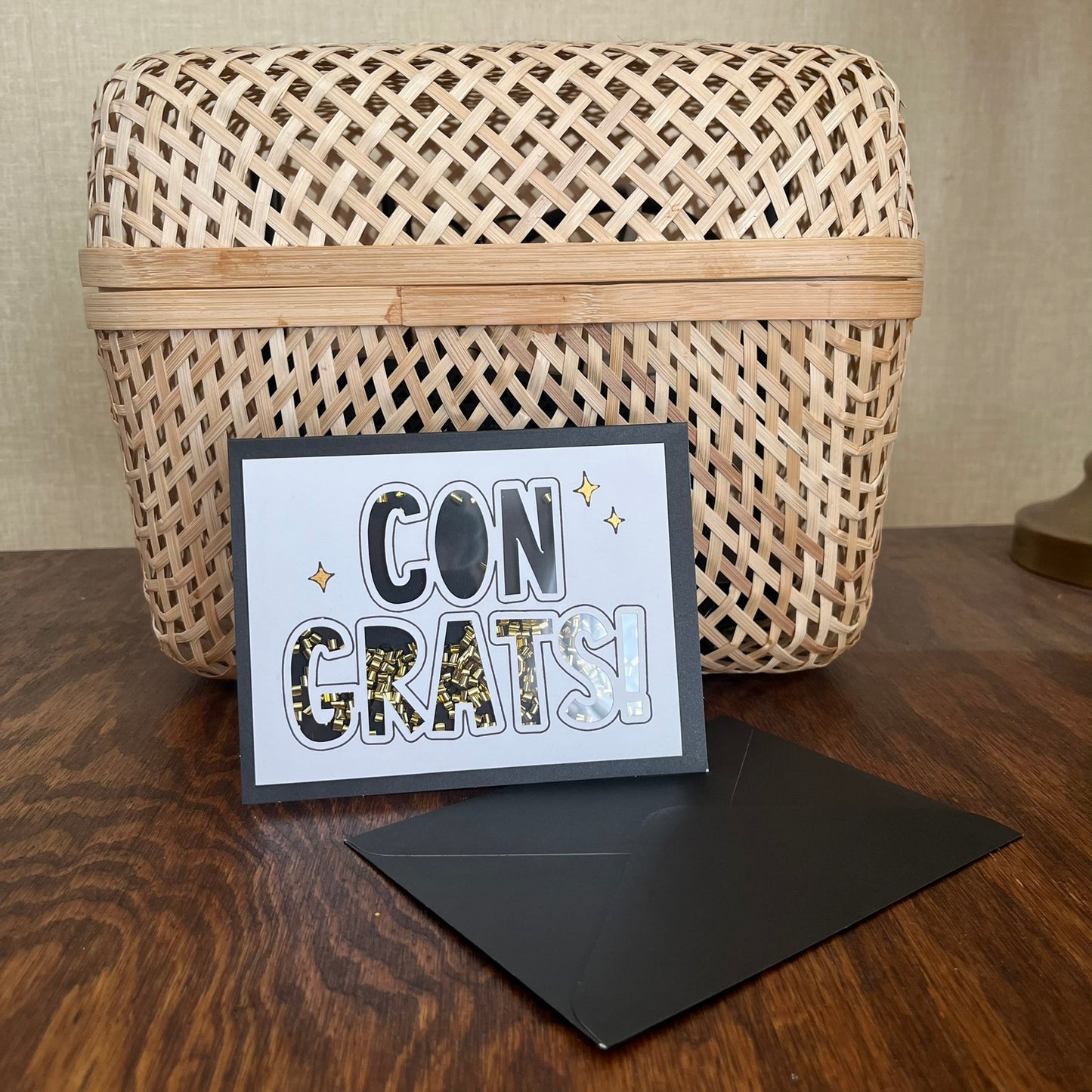 Black Congrats! Card
