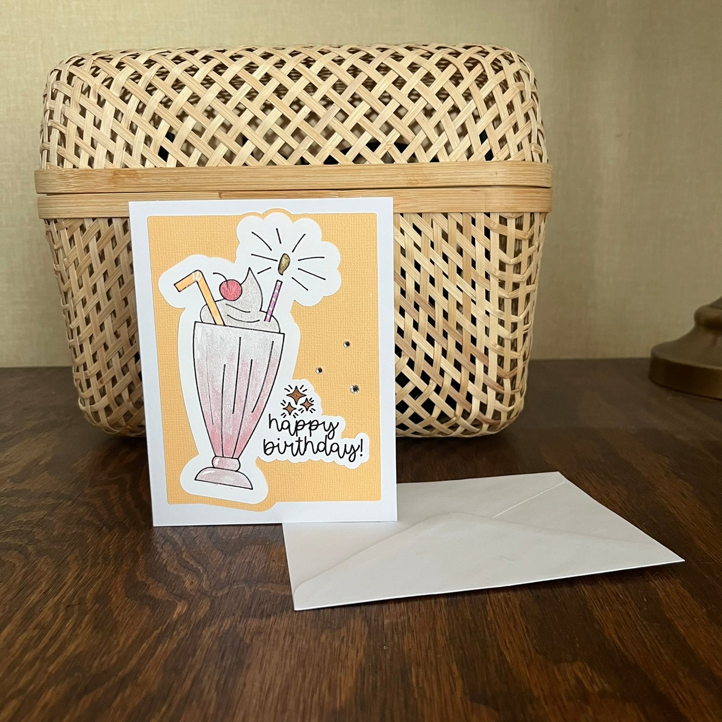 Milkshake Birthday Card