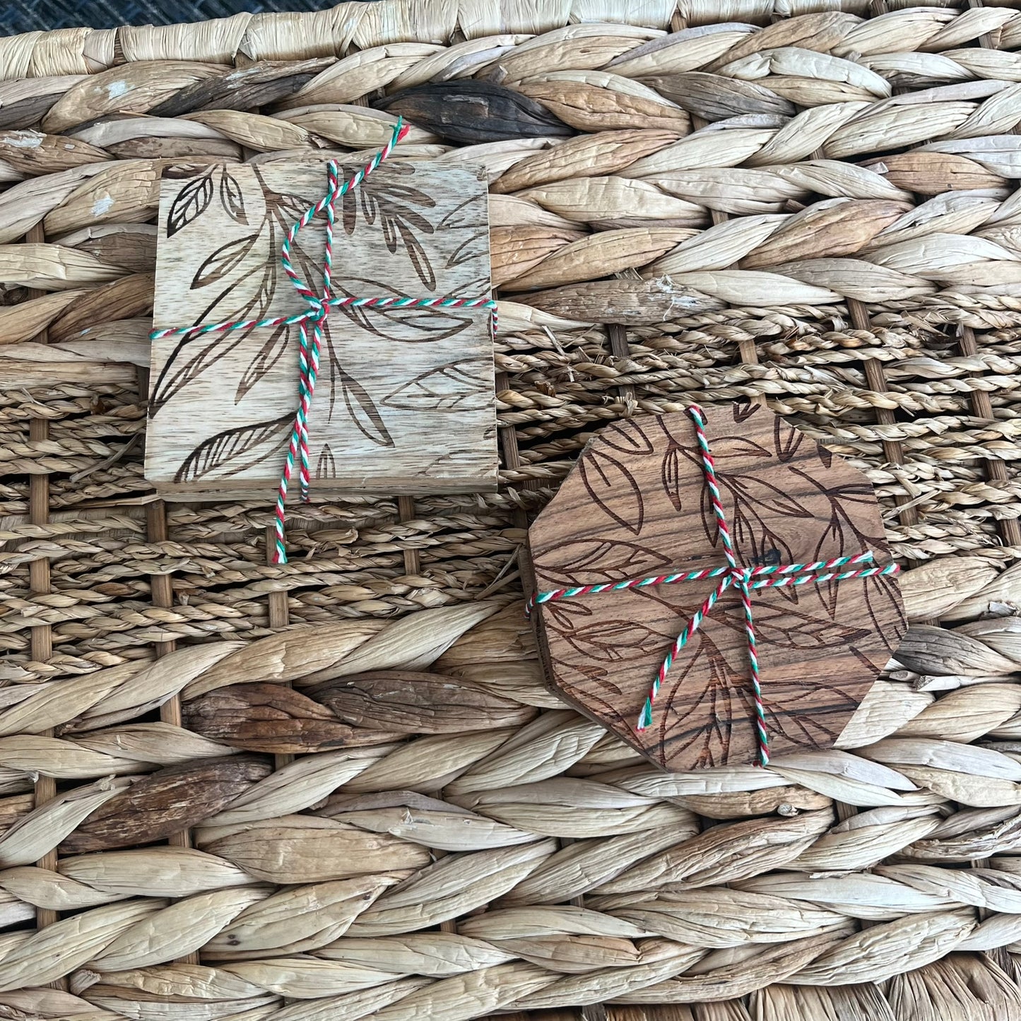 Engraved Wood Coasters