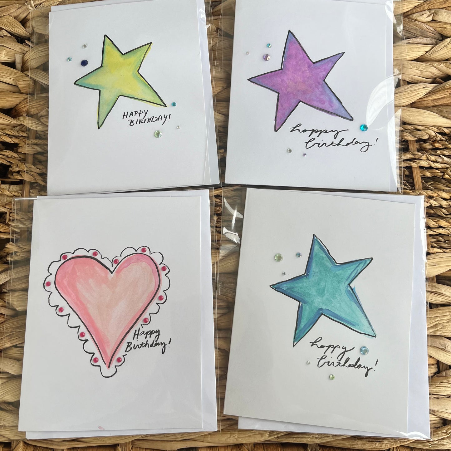 Star Birthday Cards