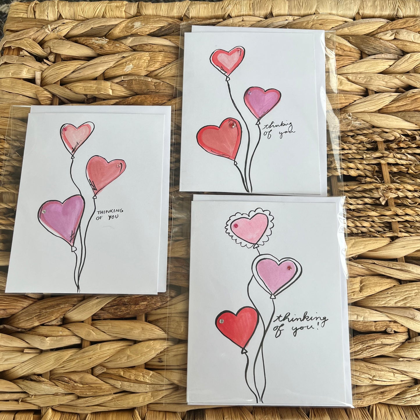 Heart Thinking of You Cards
