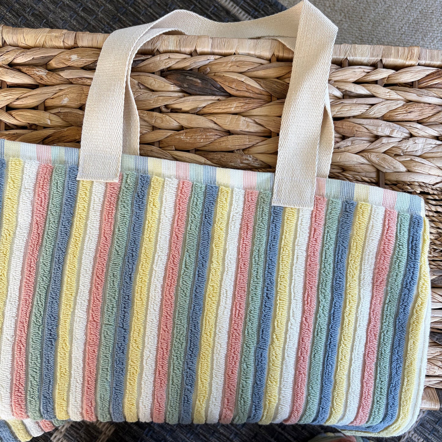 Terry Cloth Tote Bag