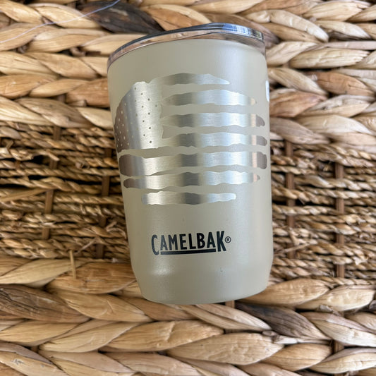 American Flag Engraved Camelbak Tumbler