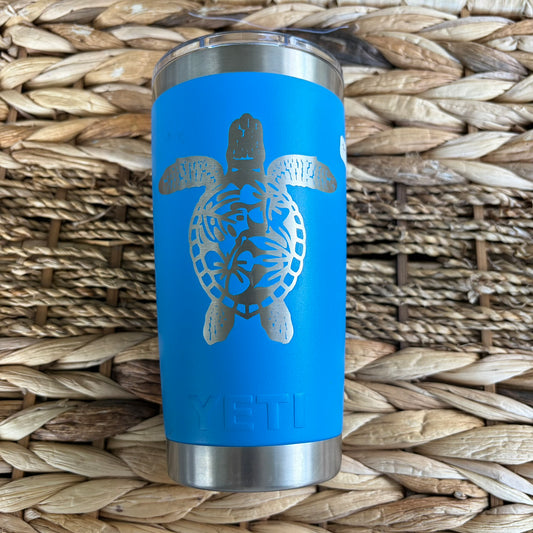 Sea Turtle Engraved Yeti Tumbler