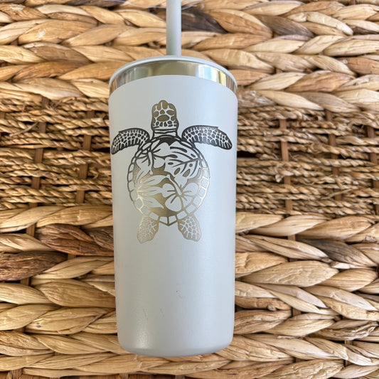Sea Turtle Engraved Hydroflask Tumbler