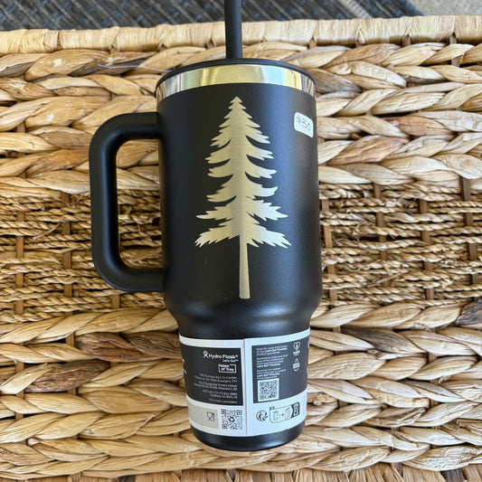 Tree Engraved Hydroflask Tumbler