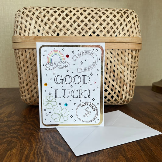 Good Luck Symbols Card