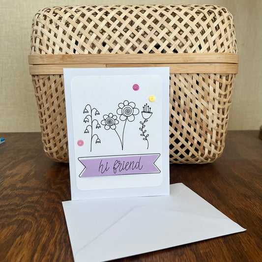 Hi Friend Card