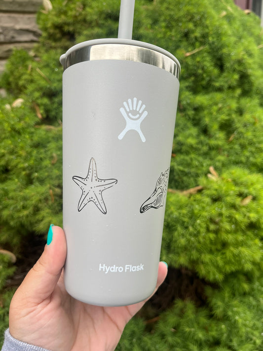Birch 20oz. Hydro Flask Sea Shell Tumbler
