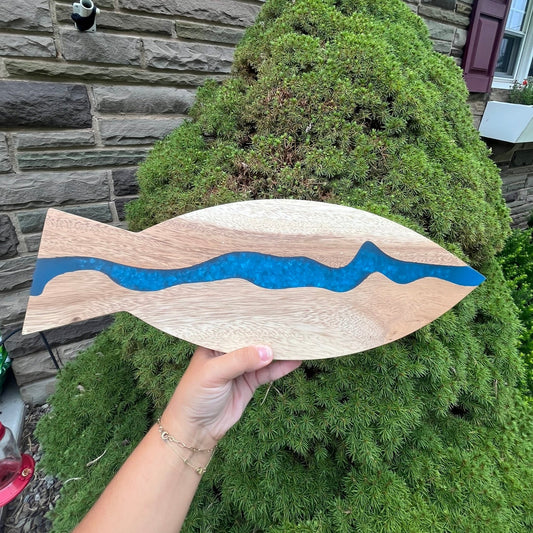 Custom Fish Charcuterie Board