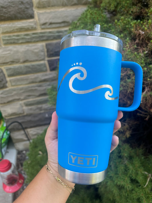 Blue 25oz. Yeti Wave Tumbler