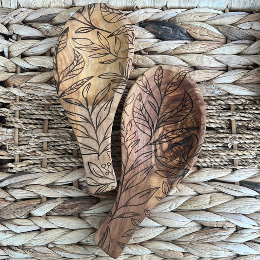 Olive Wood Spoon Rests